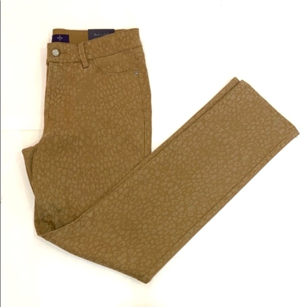 NYDJ Skinny Leopard Print Jeans- NWT